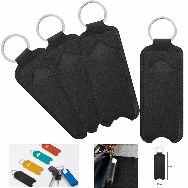 PU Leather Lipstick Lip Balm Case Holder