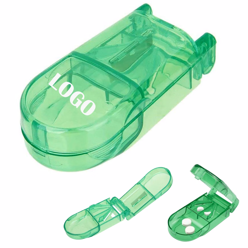 Multifunctional Pill Cutter Container