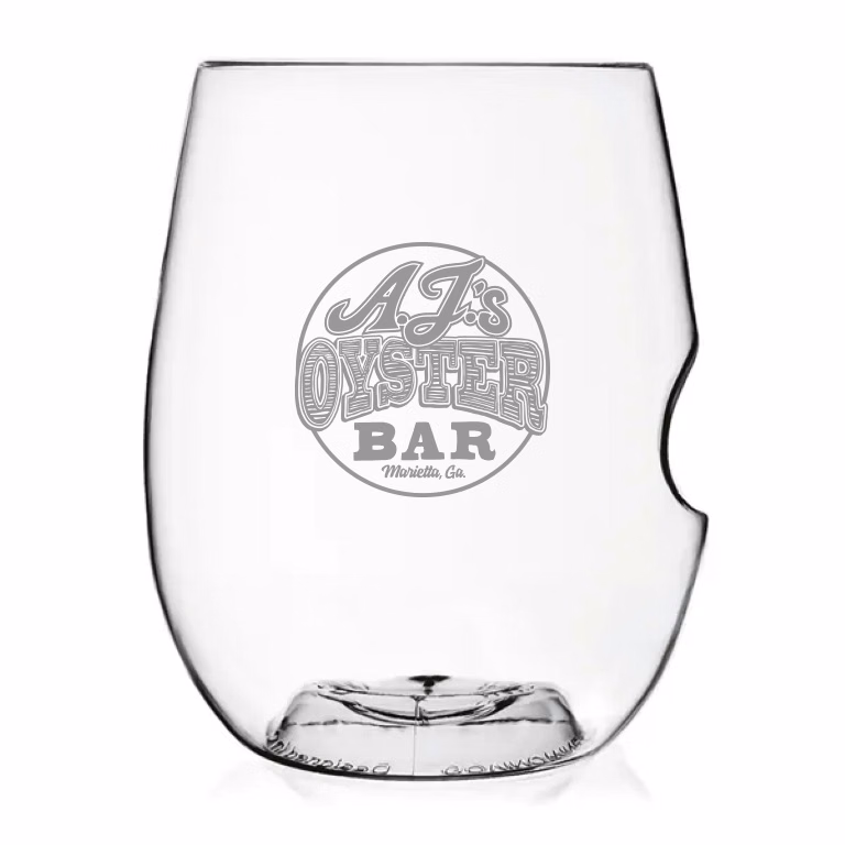 12 oz White Govino Plastic Stemless Wine Glass Taster