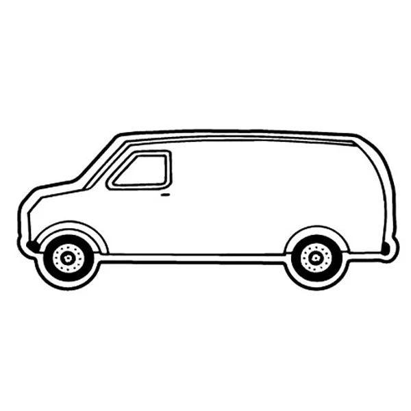 Magnet - Delivery Van - Full Color 1