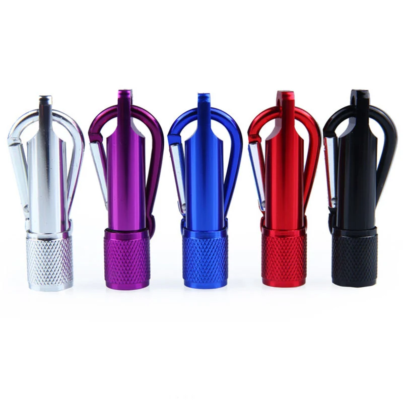 LED Flashlight Torch with Climbing Carabiner 1