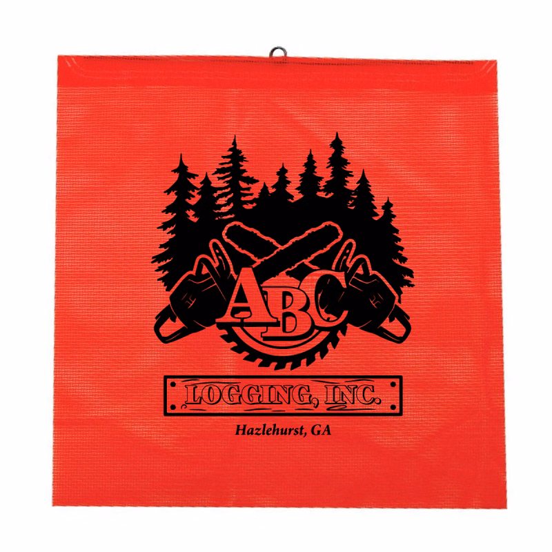 Medium-Weight All-Vinyl Danger Flag