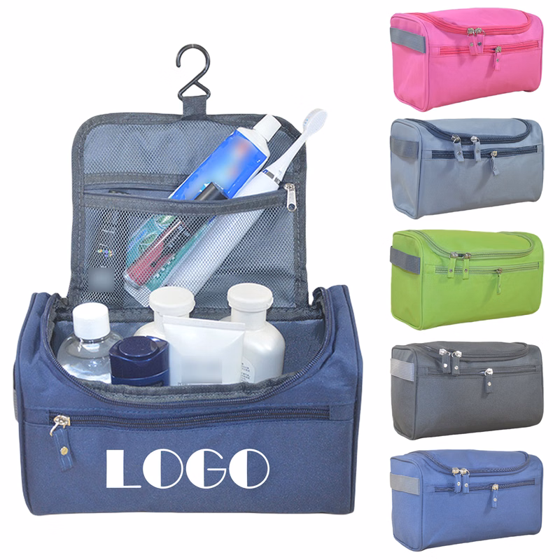 Portable Multifunctional Toiletry Bag with Hook