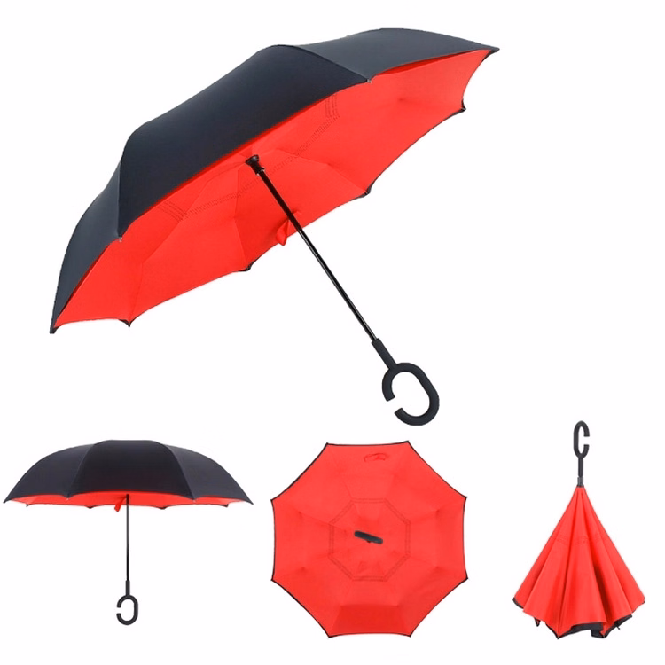 48" Manual Open Arc Two Tone Inversion Umbrella