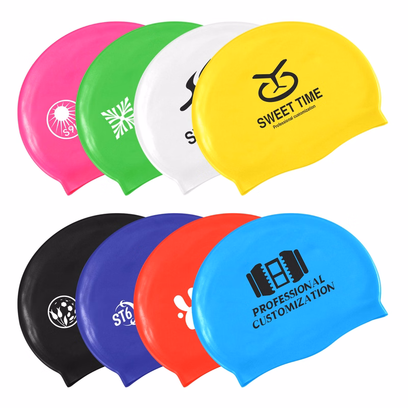 Fit Streamlined Silicone Swimming Cap