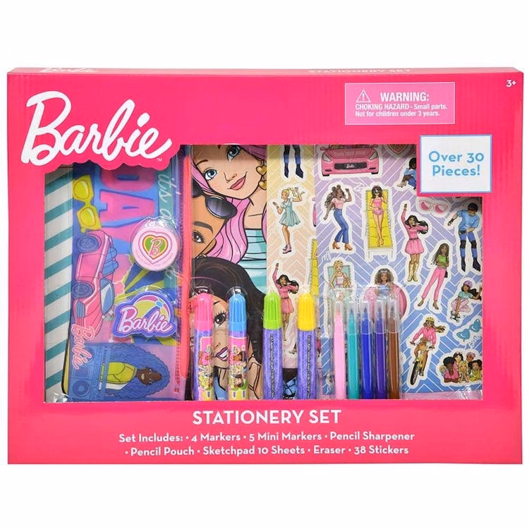 Barbie Stationary Art Set 14.7" x 1" x 11.5"