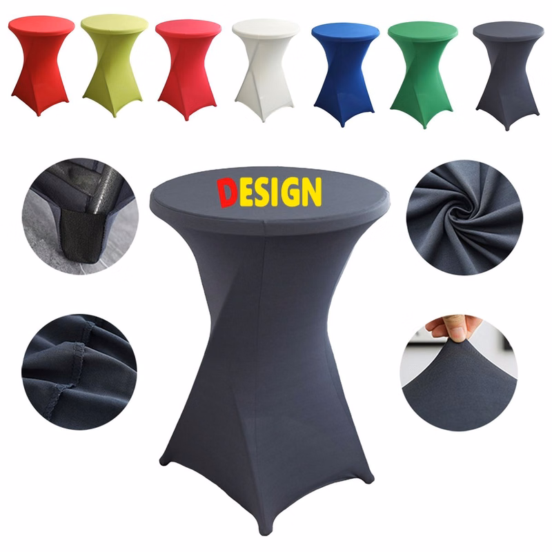 Fitted Spandex Cocktail Table Cover