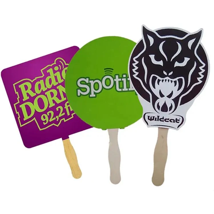 Custom Shaped Wooden Hand Fan 1