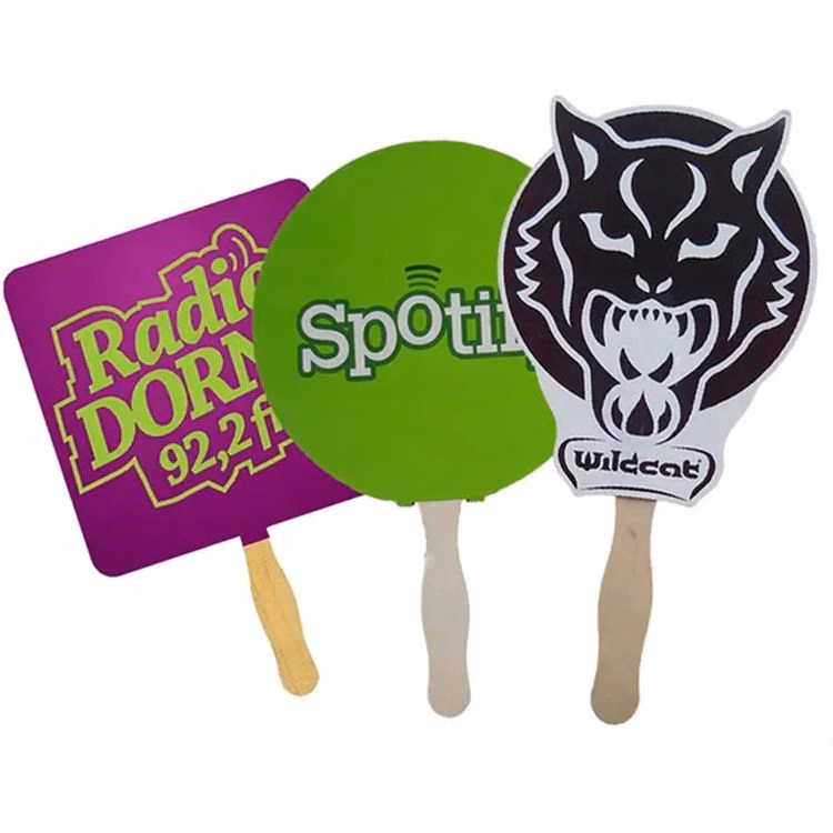 Custom Shaped Wooden Hand Fan