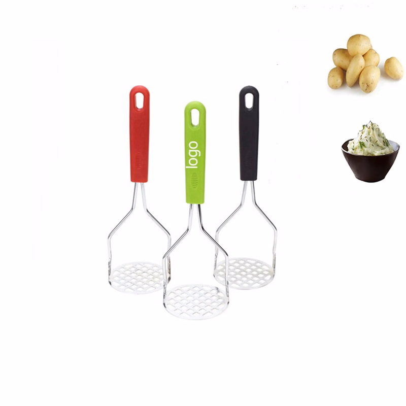Stainless Steel Potato Masher With Durable Sturdy Grips