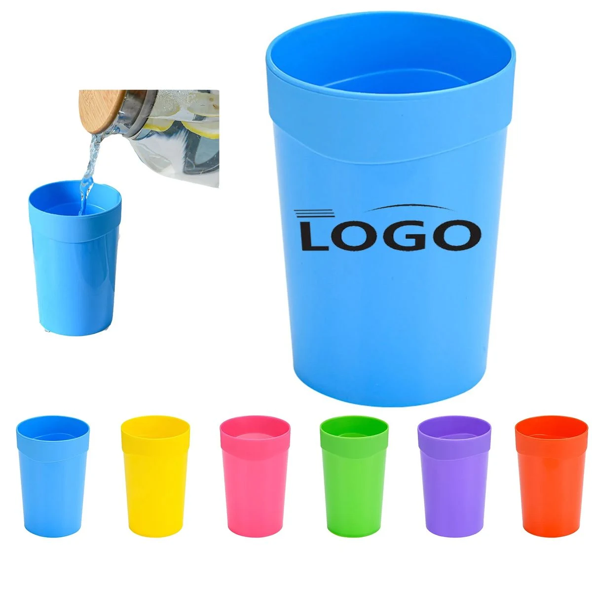 14oz Stadium Plastic Cups 1