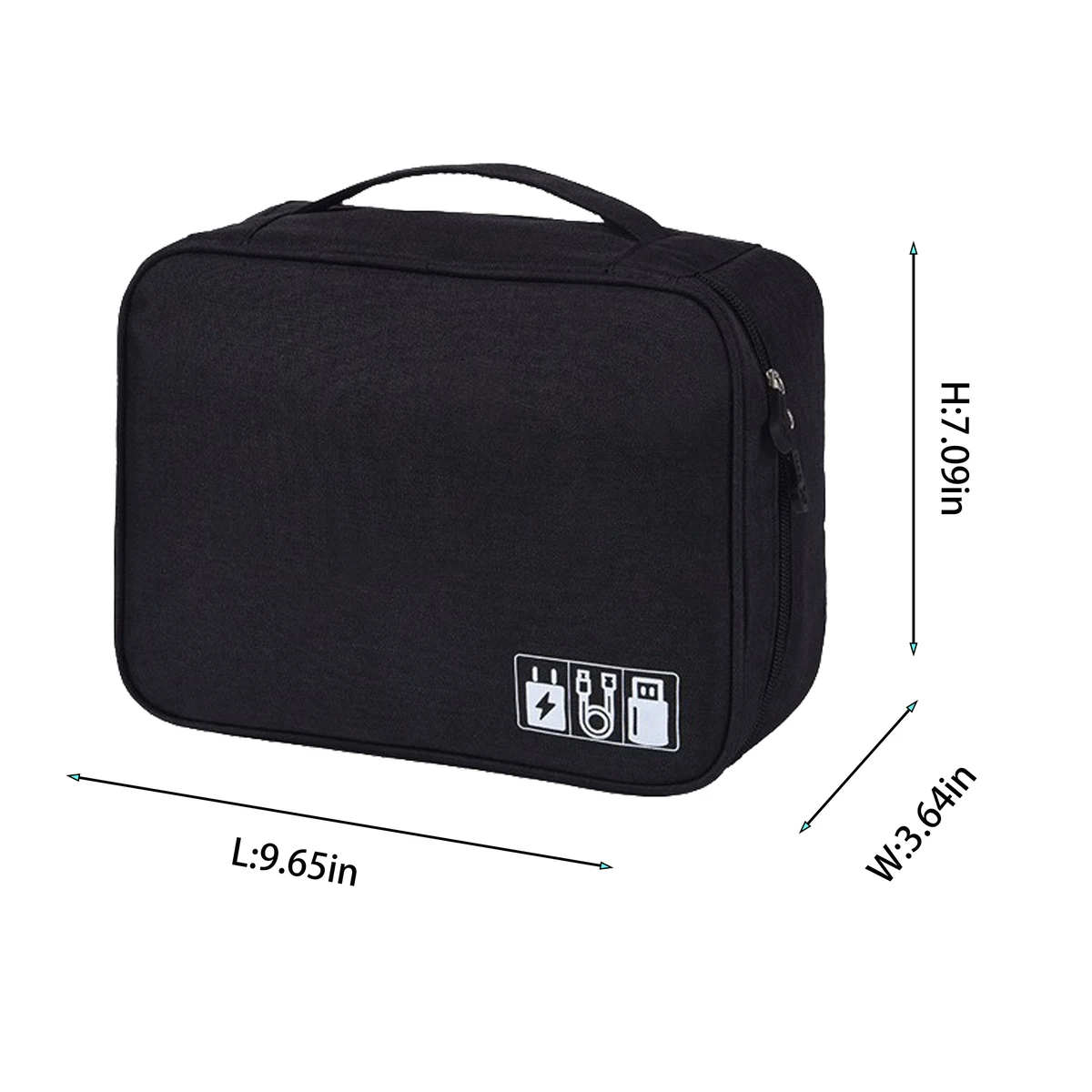 Multi-Function Portable Travel Phone Charger Data Cable Storage Bag 1