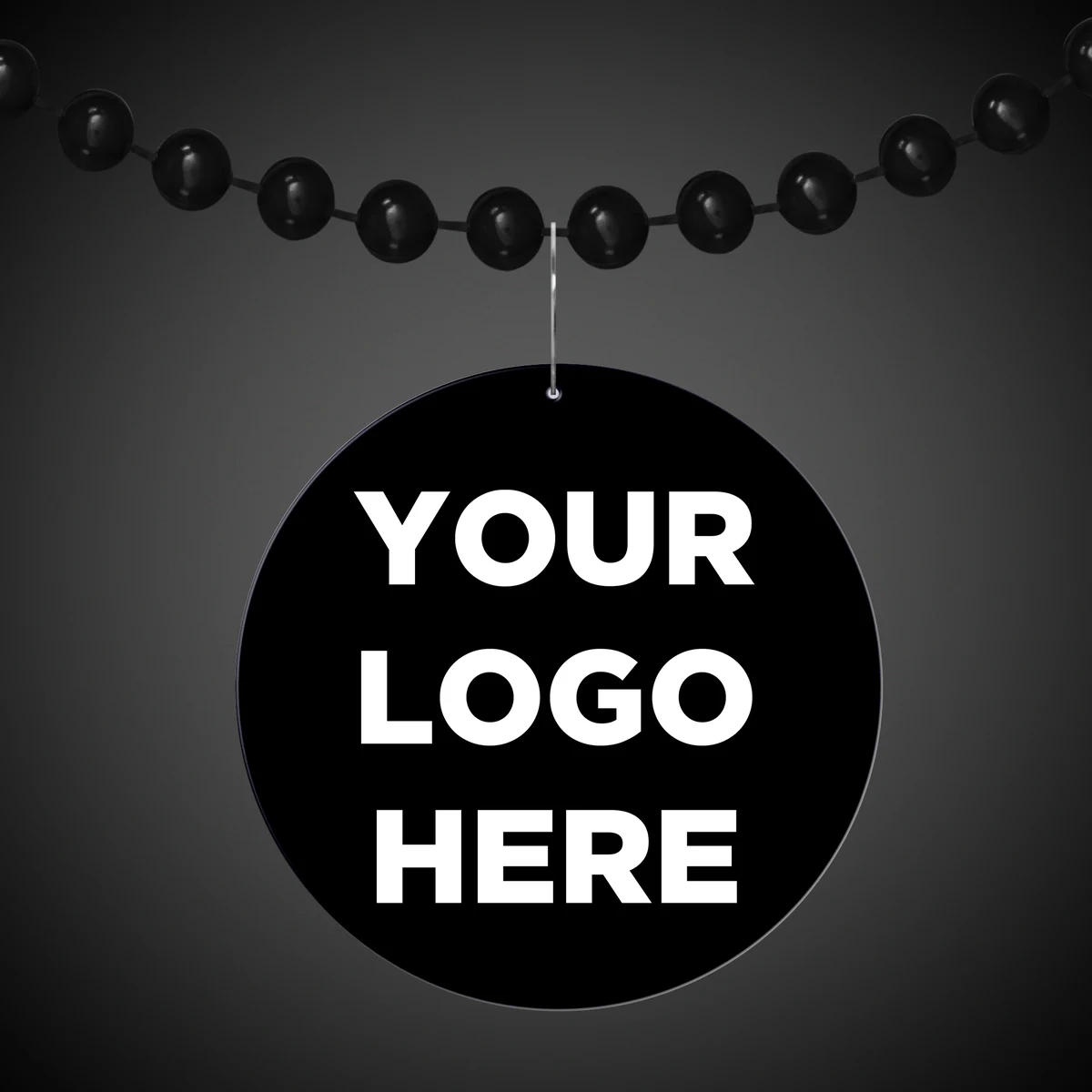 Black 2 1/2" Medallion Badge(Digi Print) 1