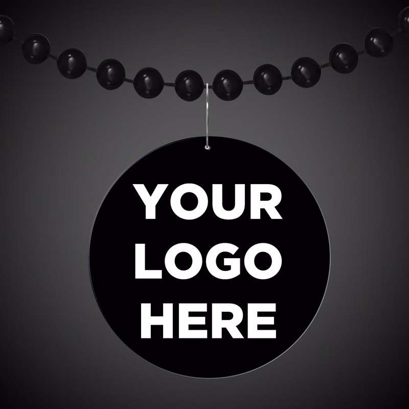 Black 2 1/2" Medallion Badge
