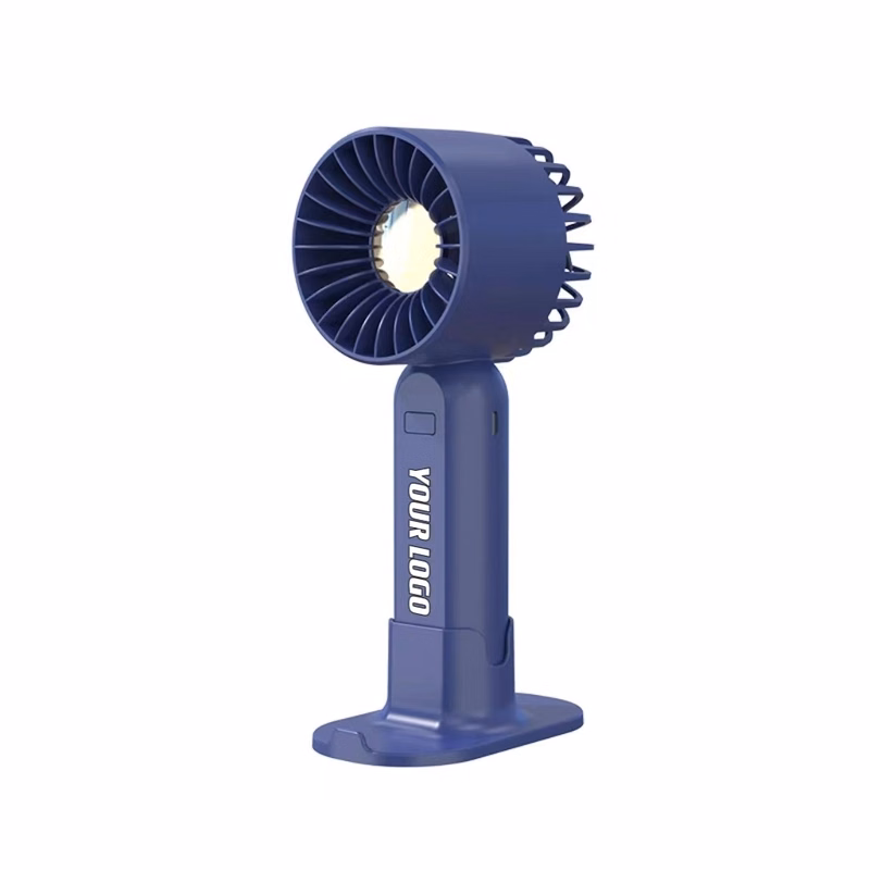 Mini Handheld Fan With Phone Holder Base
