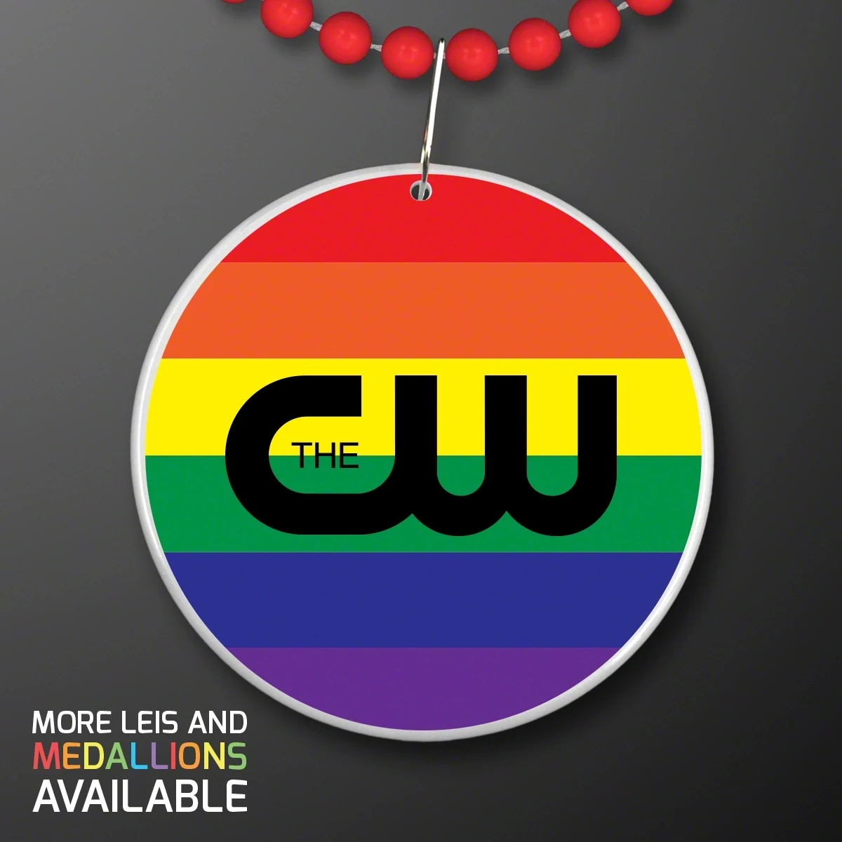 Rainbow Flag Circle Medallion 1