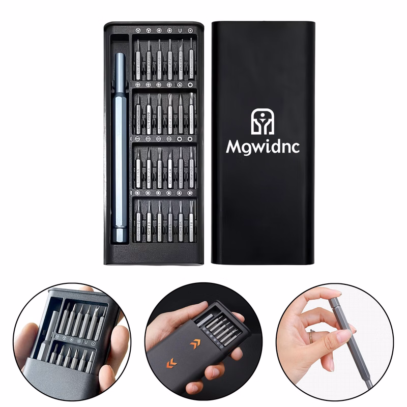 Professional Precision Screwdriver Set for Phone Laptop Watch Glasses Repair with 24 Magnetic Bits
