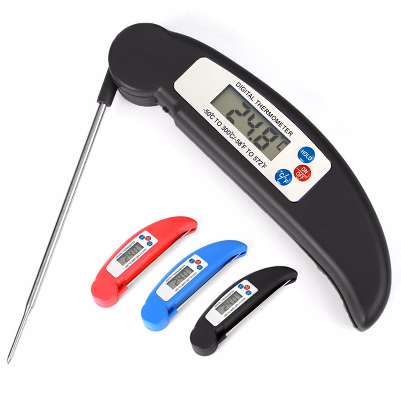 Food Thermometer With LCD Screen