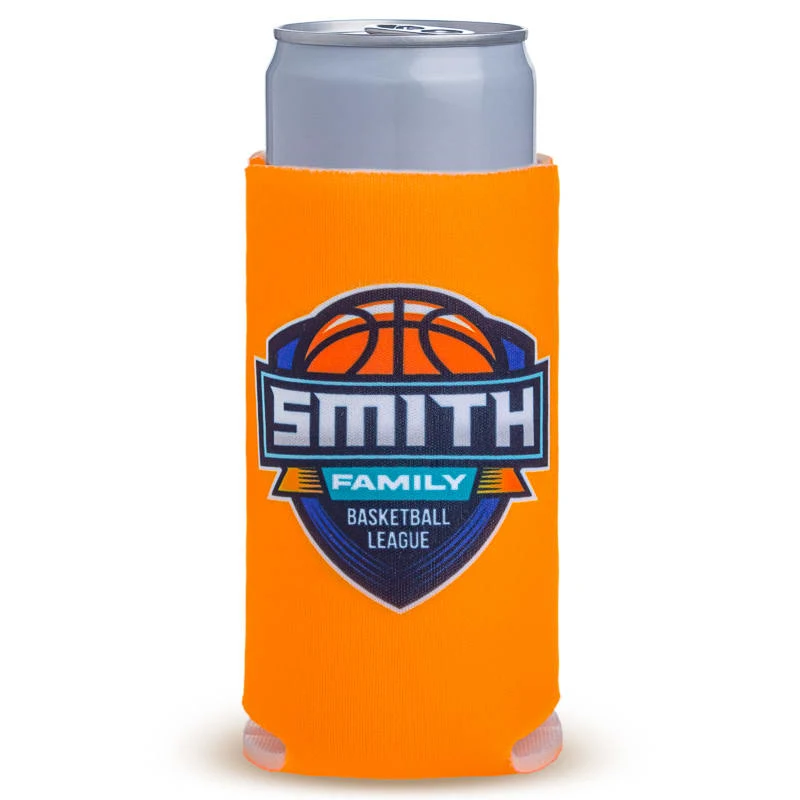 Fluorescent Neon Collapsible SLIM Can Coolers 1