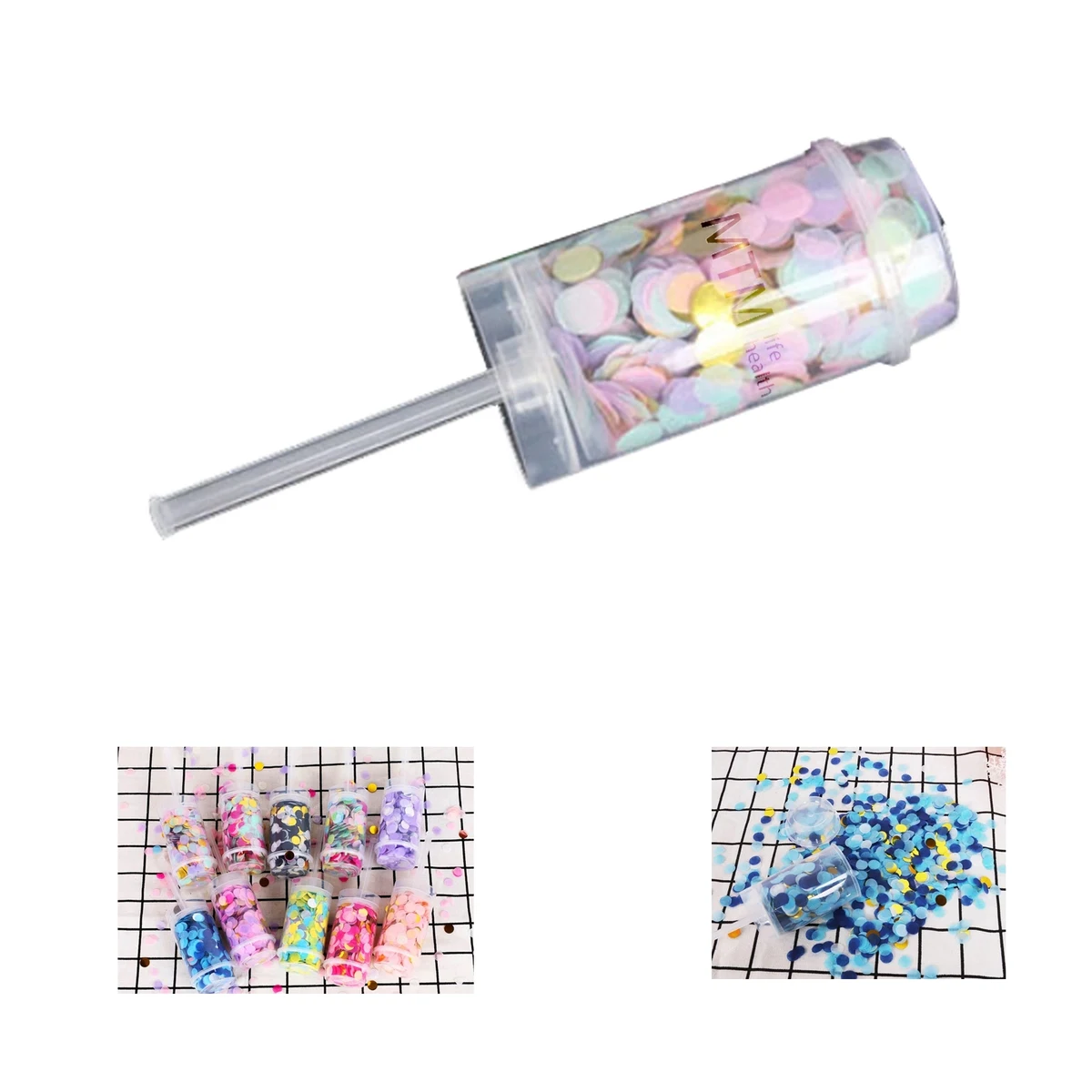 Confetti Push Tube Small Fireworks 1