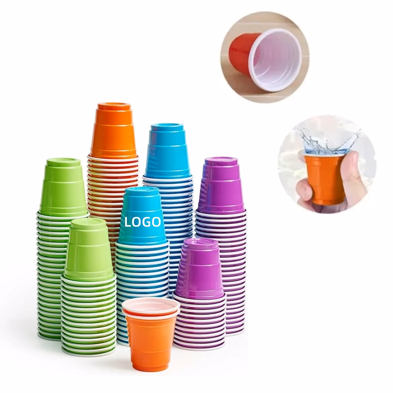 2OZ Mini Plastic Party Shot Cups