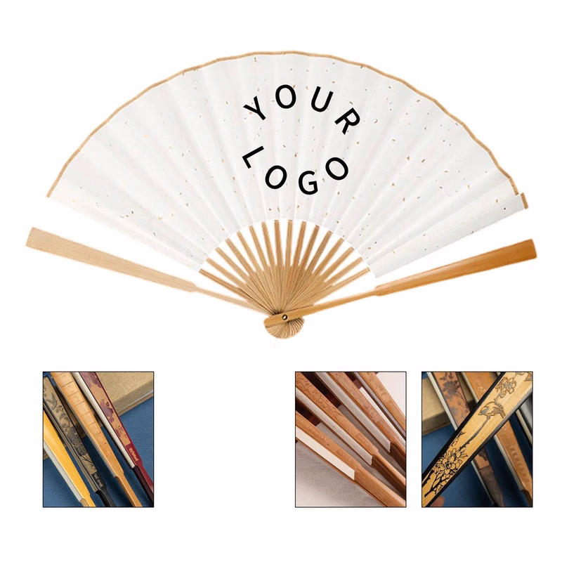 Durable Bamboo Folding Fan for Cooling Outdoors