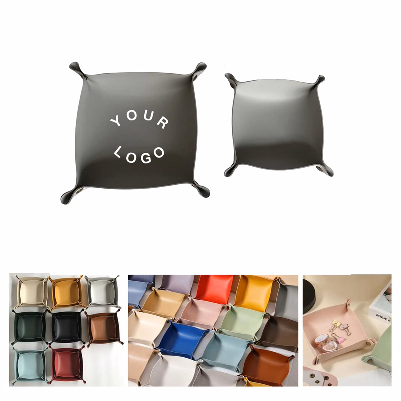 Portable PU Storage Tray for Office or Home Use