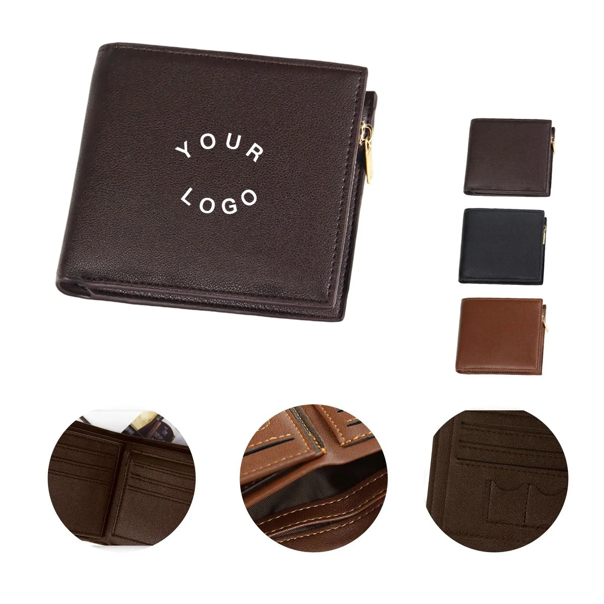 Anti Scan PU Leather Wallet with Card Holders 1