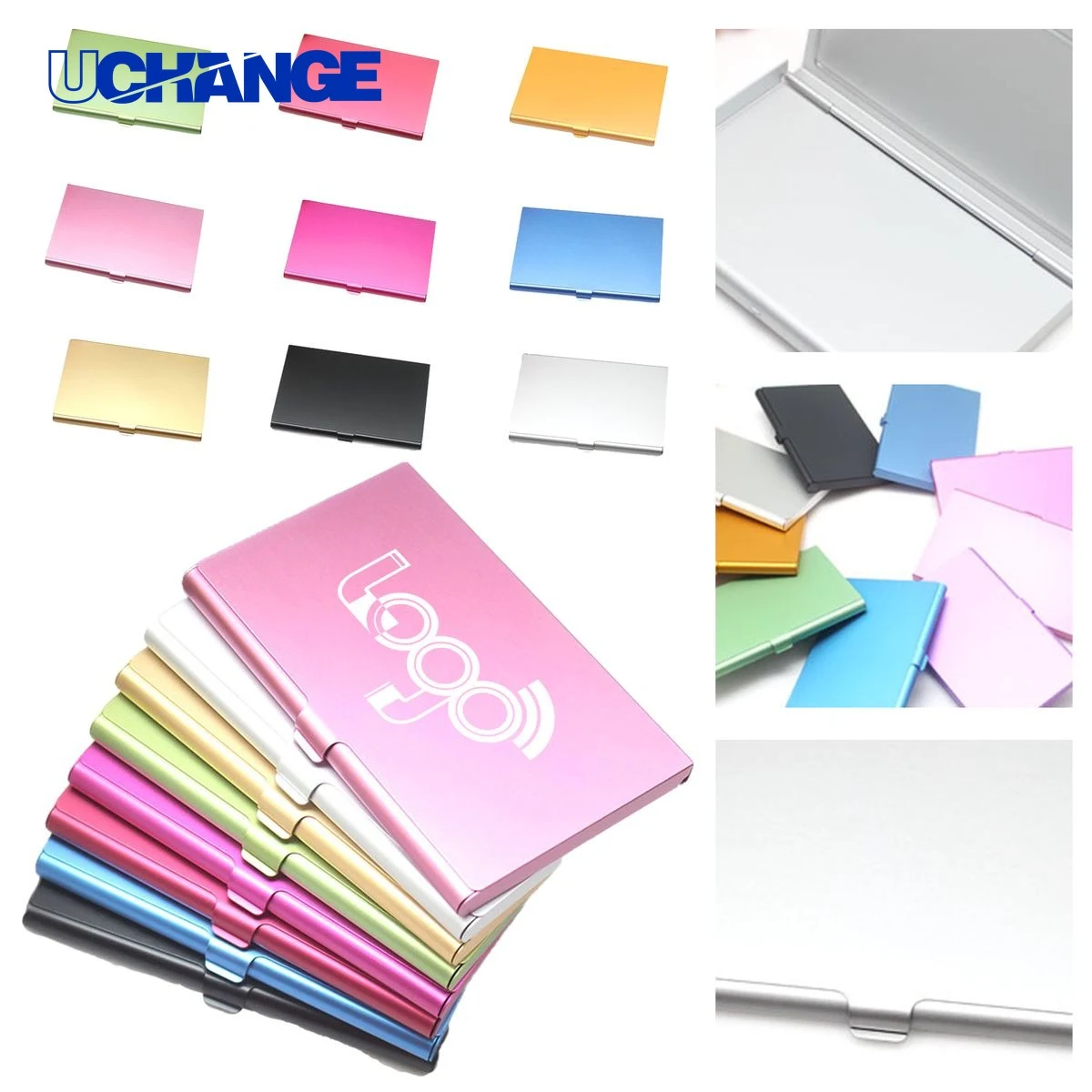 Aluminum Alloy Business Card Storage Box 1