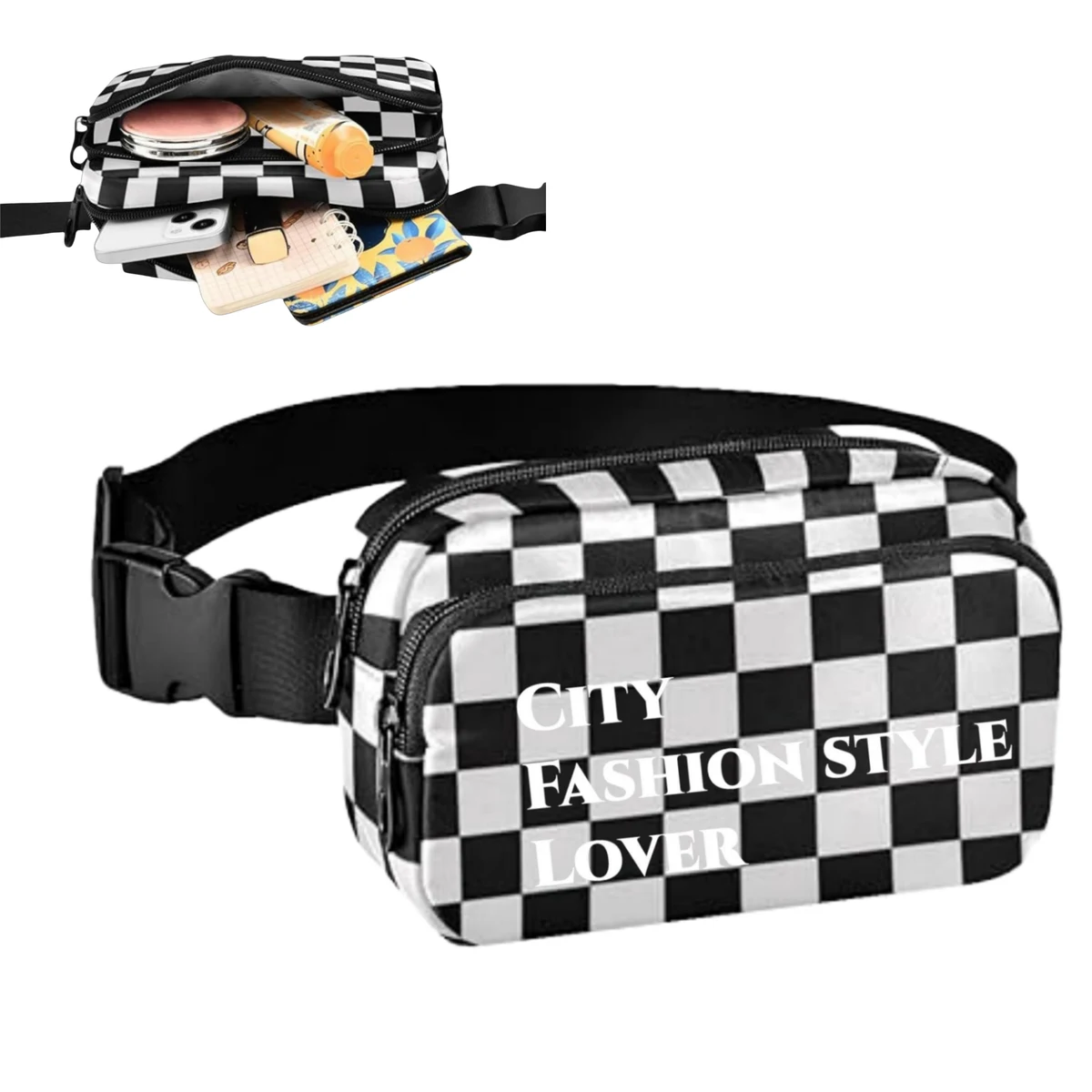 L:8.07" W:2.36" H:5.31" Mini Belt Bag 1
