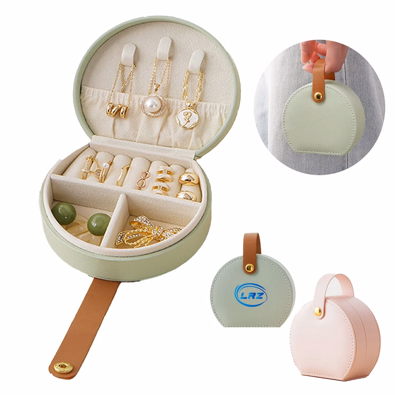 Soft Leather Jewelry Storage Box