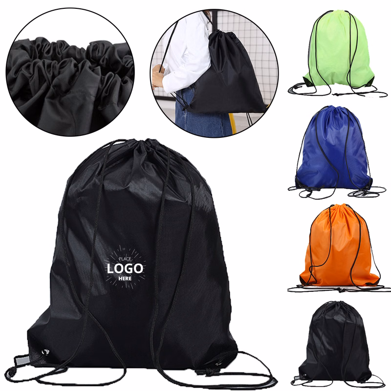 Polyester Lightweight Drawstring Backpack