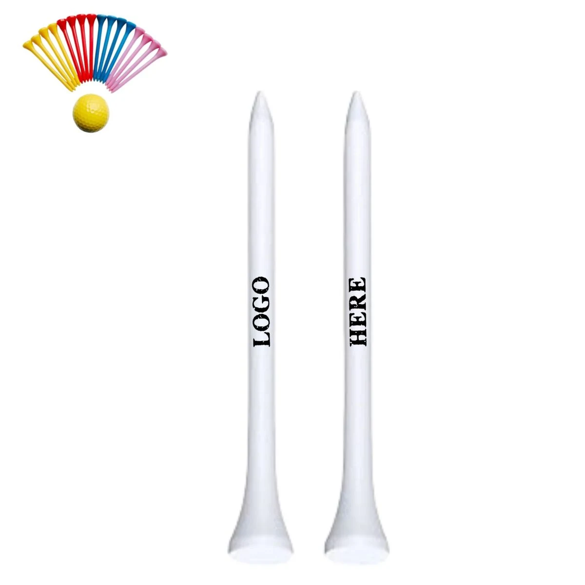 3.15"L Golf Tees Multiple Colors 1