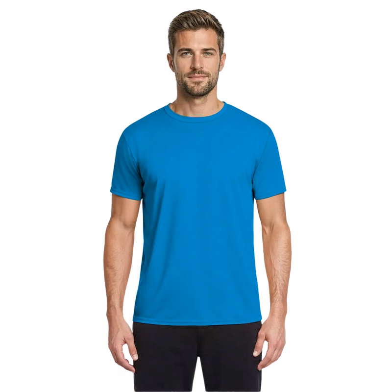 Adult Value Wicking Crew Neck Tee