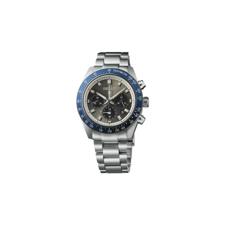 Seiko Men's Prospex Speedtimer Solar Chronograph Stainless Steel Watch 1