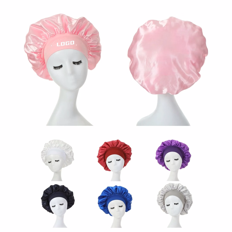 Large Satin Silk Bonnet Sleep Cap