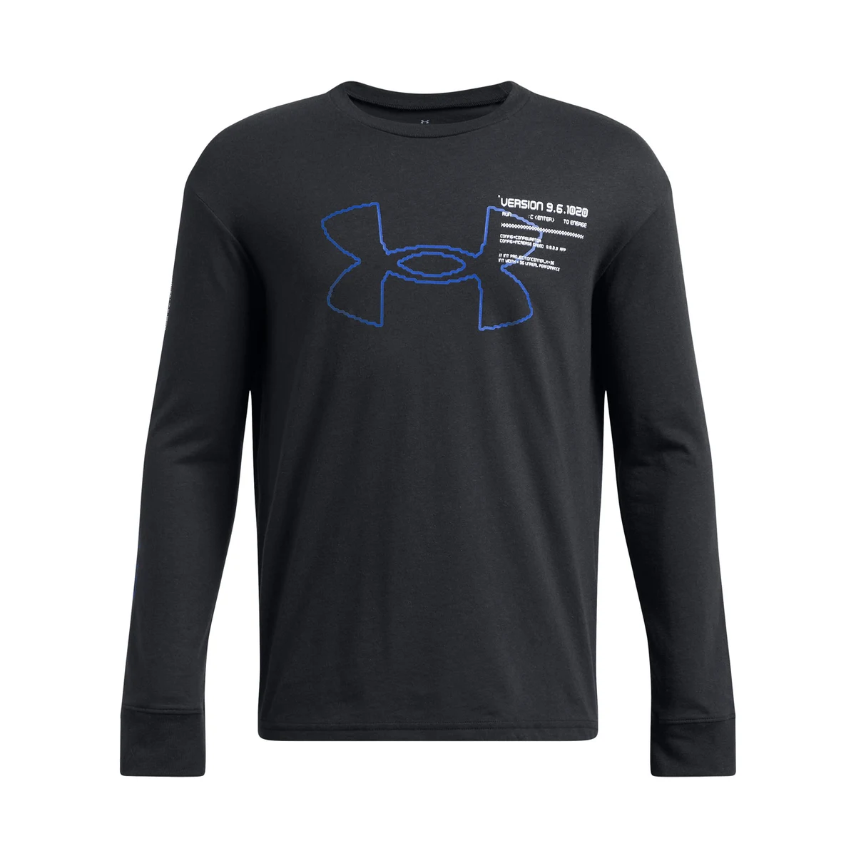 UA Glitch Big Logo Boys' Long Sleeve 1