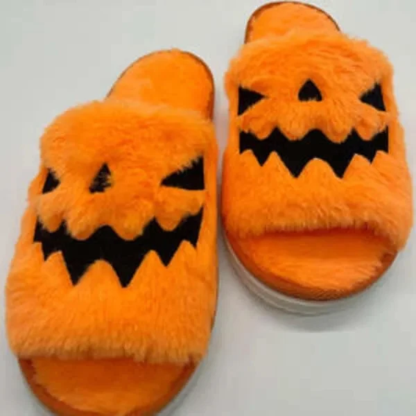 Fashion Plush Halloween Slippers 1