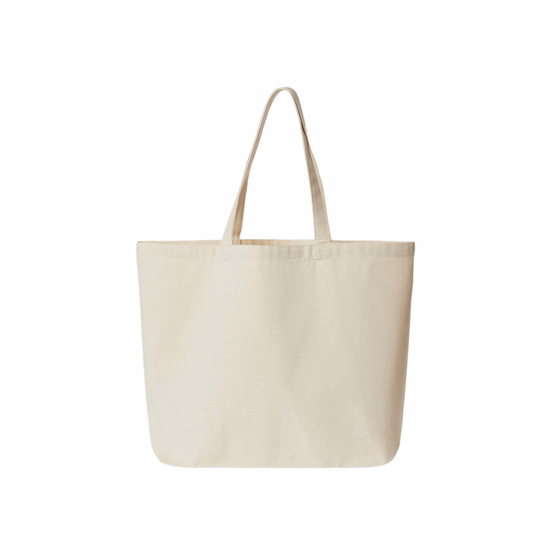 Jumbo Recycled Midweight Gusseted Canvas Tote - OAD108R