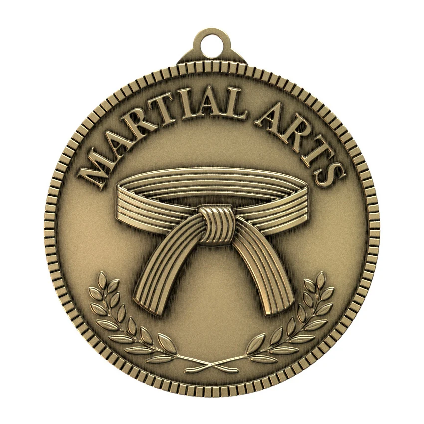 Antique Martial Arts Classic Legacy Medallion (2") 1