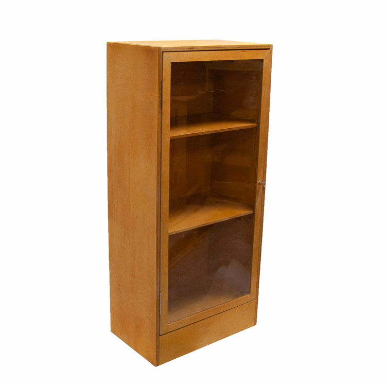 Display Cabinet with Adjustable Shelves and Lock