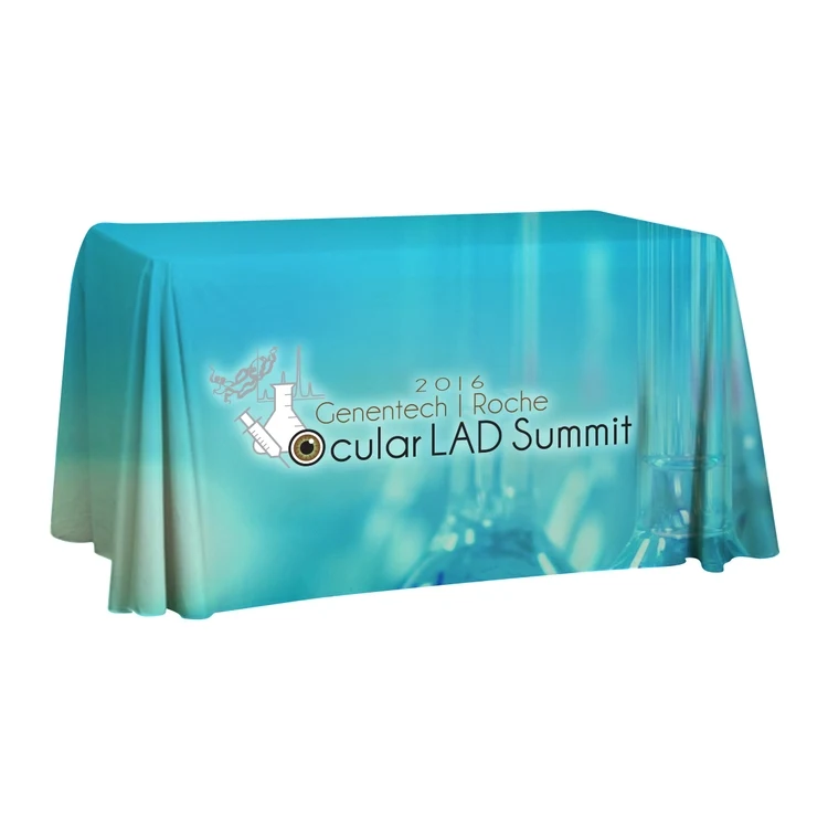 Table Throw, Full-Color Dye-Sublimation, Sewing - Standard Table Cloth - 4 ft table runner 1