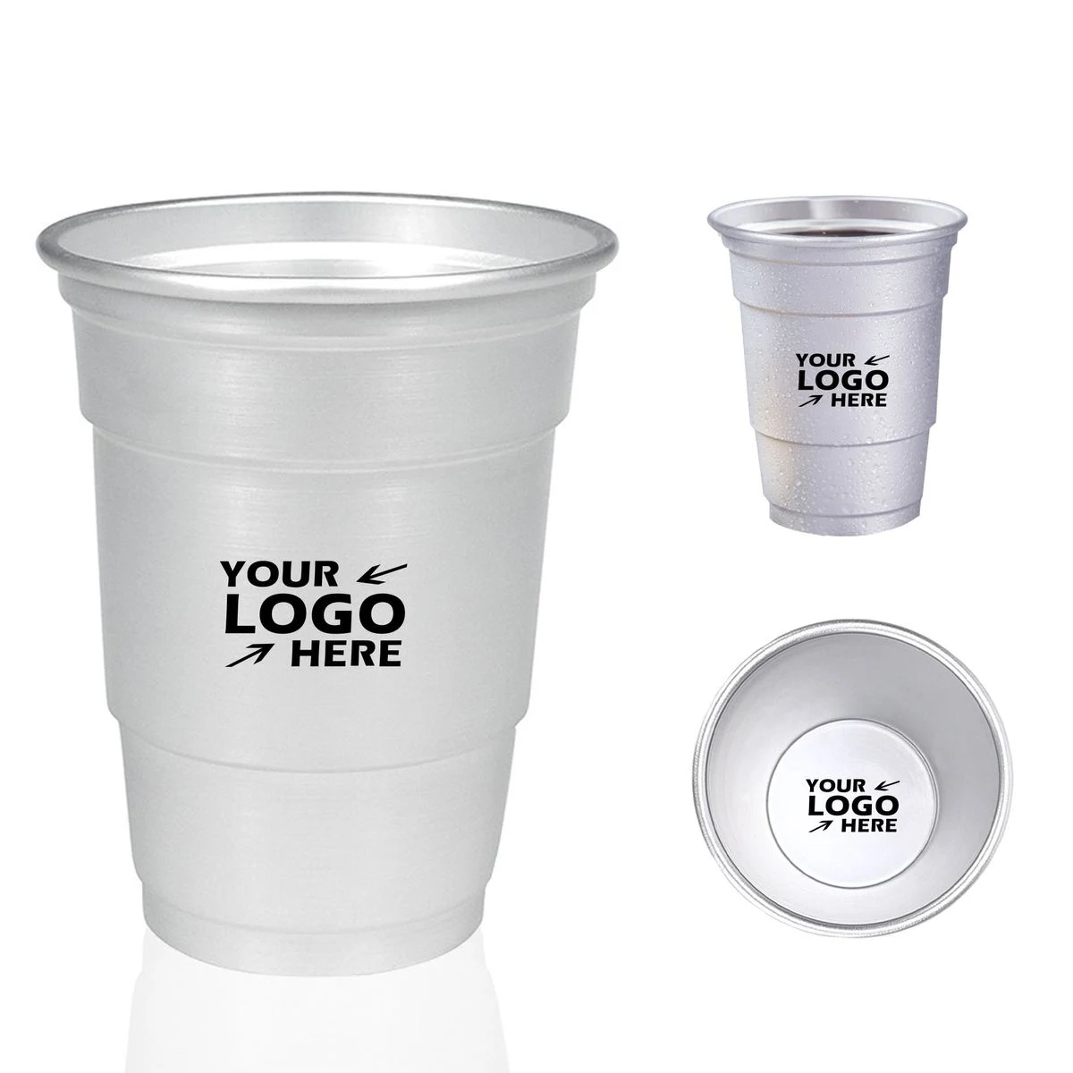 16oz Stackable Aluminum Outdoor Beer Cup 1