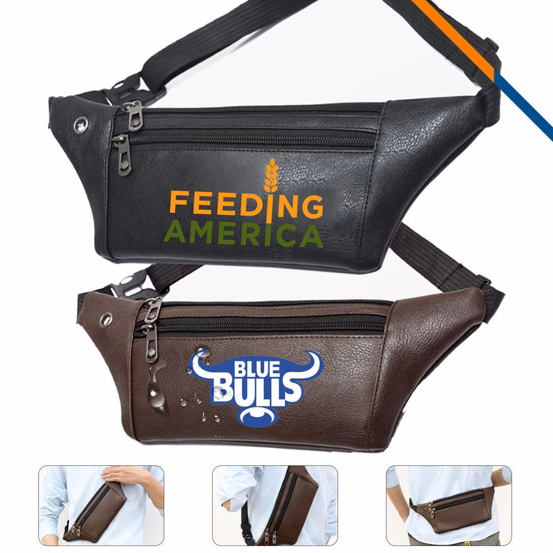Perrin PU Leather Fanny Pack