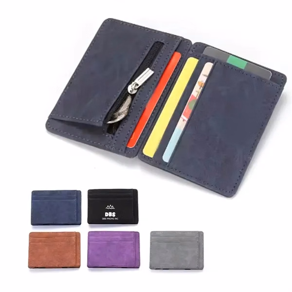 Flip Wallet with A Zipper Pocket