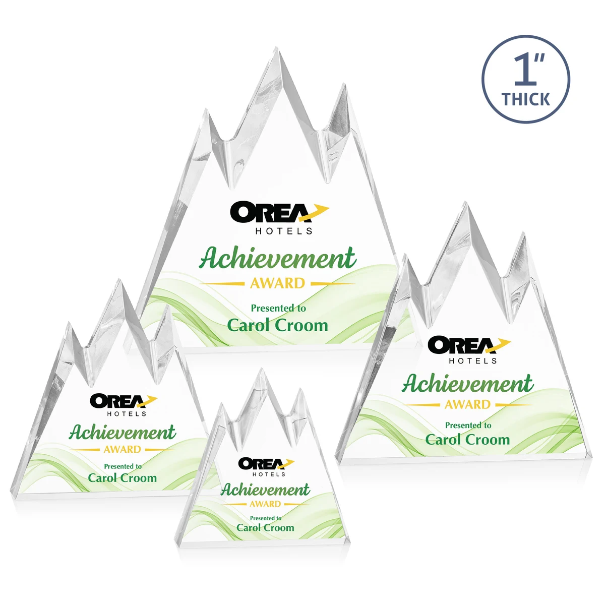 Banff Peak VividPrint™ Award - Clear 1