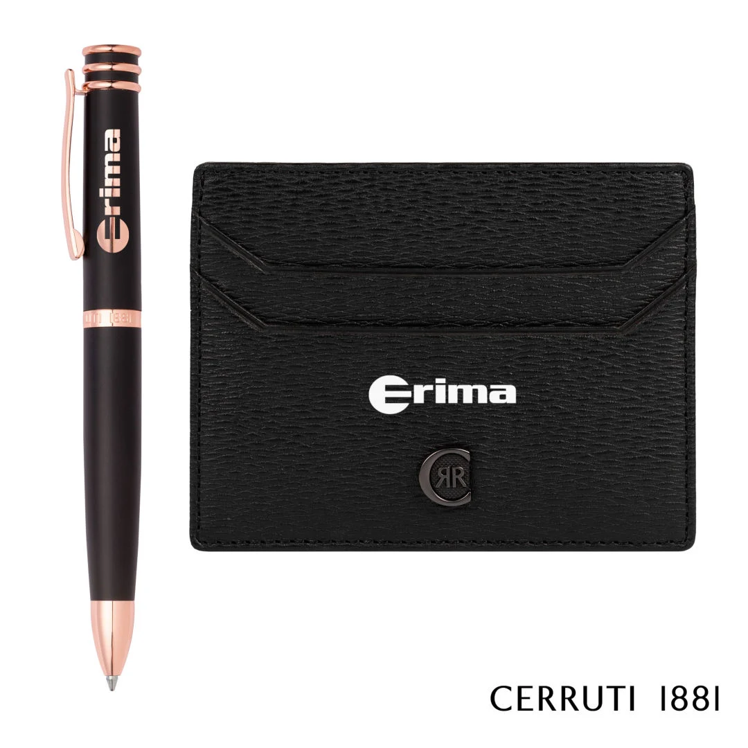 Cerruti 1881® Bond Card Holder & Austin Ballpoint Pen Set 1