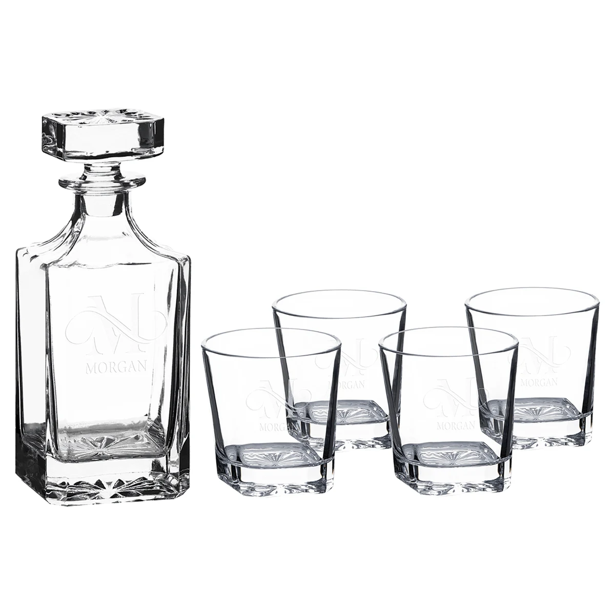 On The Rocks Decanter & Glassware 1