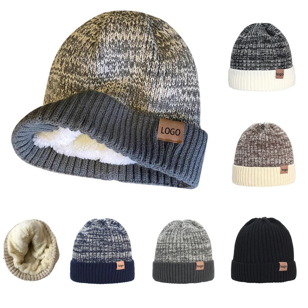 Men Winter Cuffed Outdoor Skull Cap 1