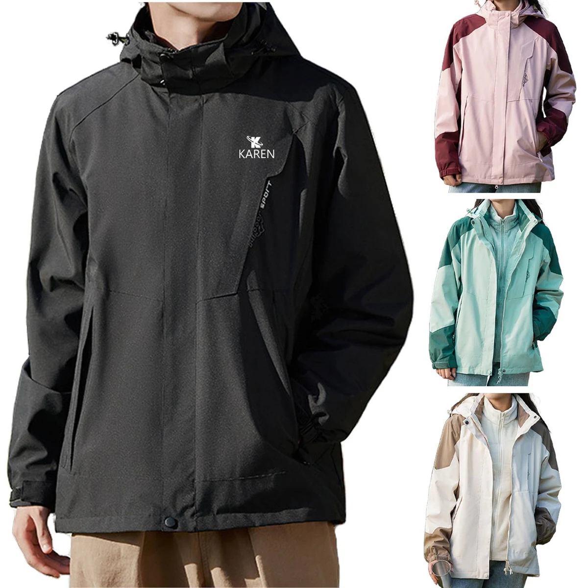 Windproof Waterproof Rainjacket 1
